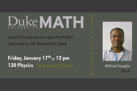 Wilfred Gangbo 1.17.20 @ 12pm in 130 Physics